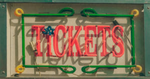 Tickets sign - how long do you have to claim
