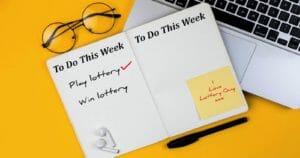 Odds of winning if you play the lottery every week